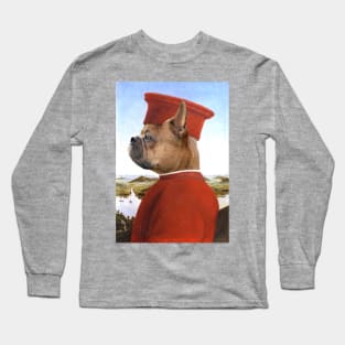 Medieval Portrait of a French Bulldog Long Sleeve T-Shirt